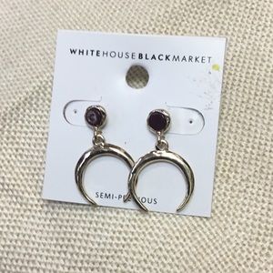 White House Black Market Earrings Semi Precious